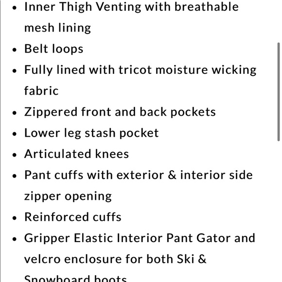 NWT SKI/SNOW Turbine Siren Pants - Picture 12 of 12